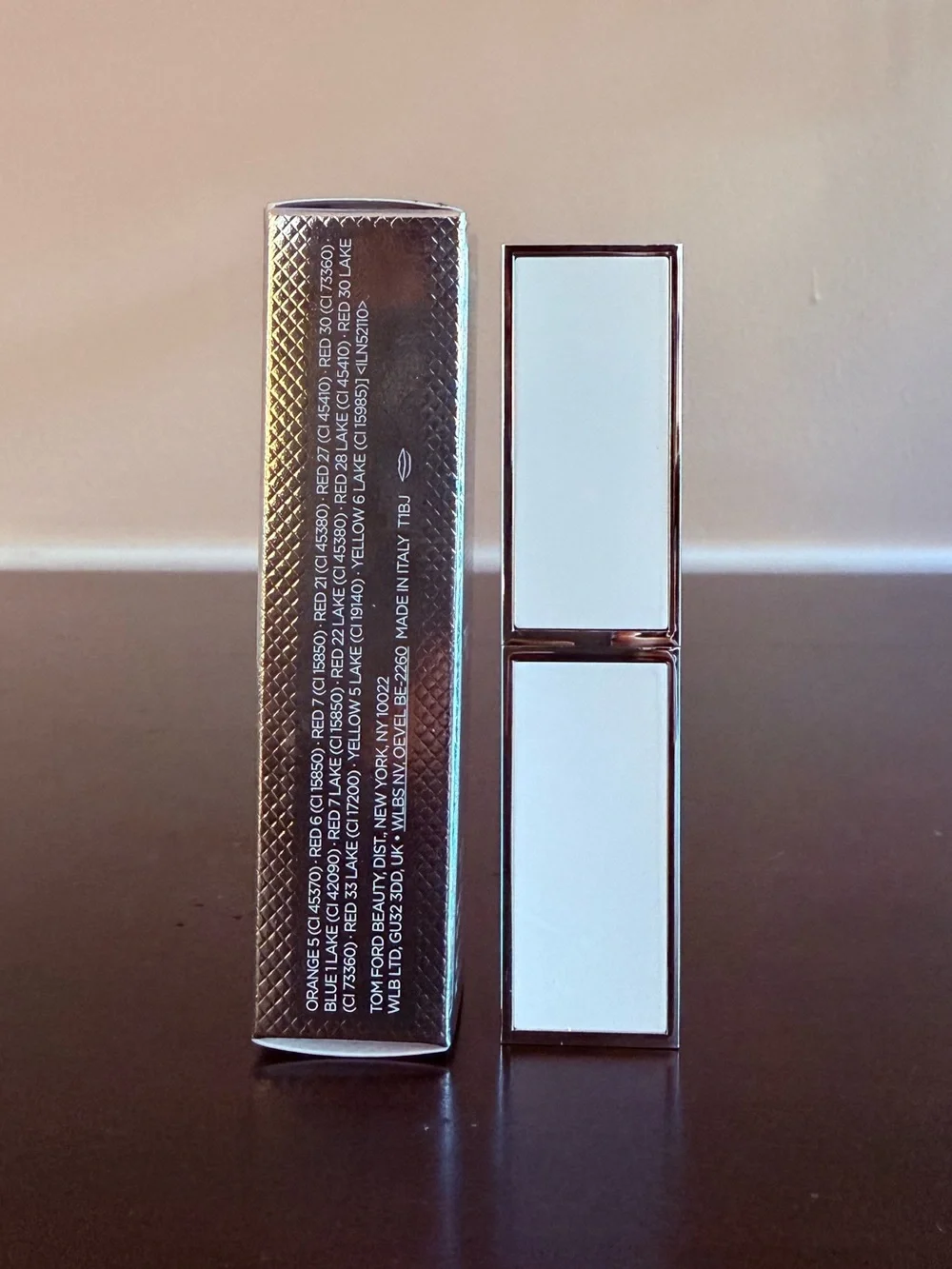 Tom Ford Ultra Shine Lip Color Lipstick 01 Peak Glamour, 0.11oz/3.3g NIB
